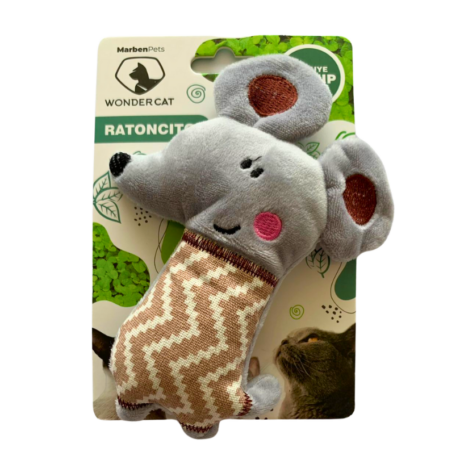 Juguete ratoncito con catnip