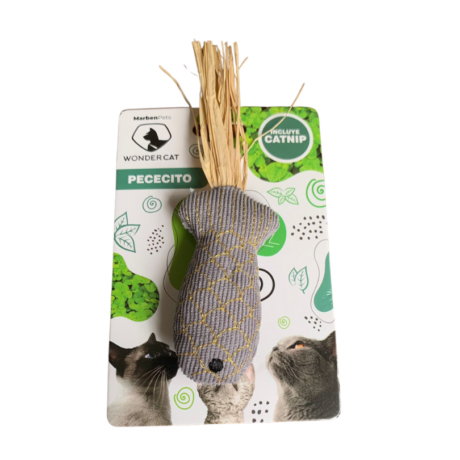 Juguete pececito con catnip