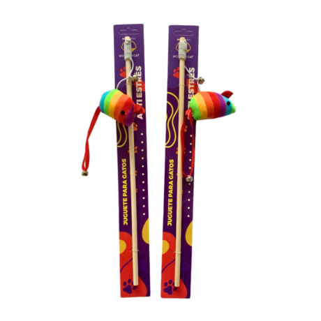 VARILLA RATON ARCOIRIS 40CM