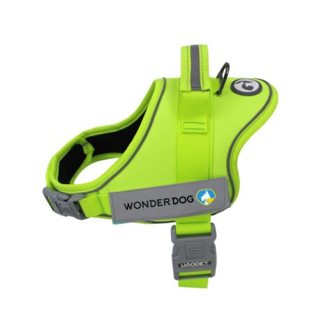 Arnés para mascota color verde limón con manilla desde la talla XXS a la XXL Marben Pets - Wonder Dog
